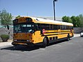 2006 Blue Bird All American school bus operated by the Clark County School District in Las Vegas, Nevada.