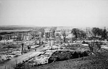 LeBreton Flats after the 1900 fire.