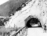 Az első, 1884-ben készült alagút Lillafüred előtt