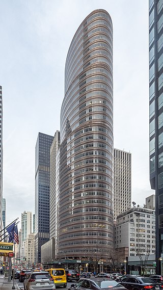 <span class="mw-page-title-main">Lipstick Building</span> Office skyscraper in Manhattan, New York