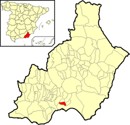 Huércal de Almería - Localizazion