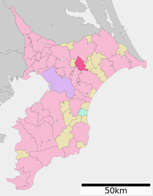 Location of Tomisato city Chiba prefecture Japan.svg