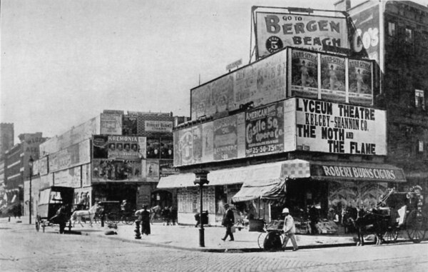 Broadway at 42nd Street in 1898