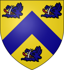 Arms of the Lord Rollo, Chief of Clan Rollo Lord Rollo arms.svg