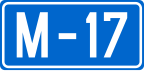 Magistral Road M17 shield}}