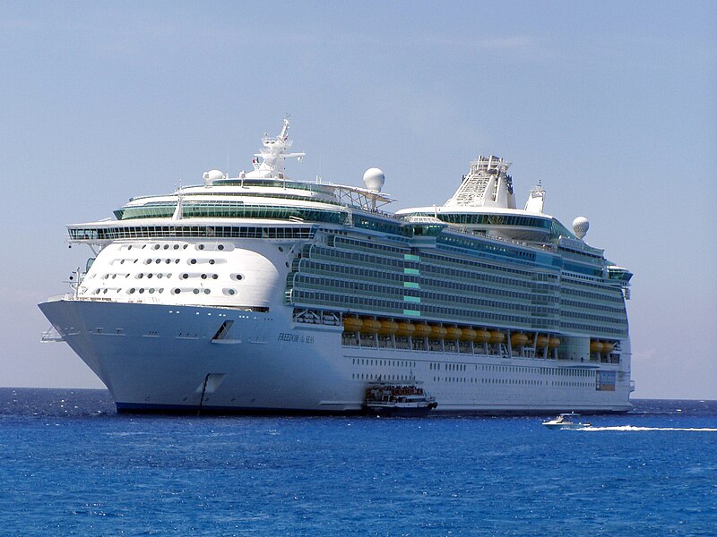 File:MS Freedom of the Seas in its maiden voyage.jpg