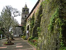 Church bell tower and buttresses MajayjayChurchjf8884 03.JPG