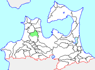 金木町の県内位置図