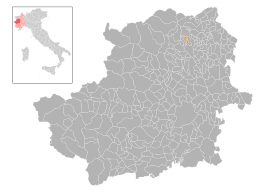 Cintano - mapa