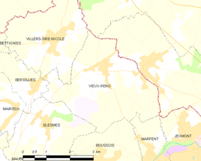Poziția localității Vieux-Reng