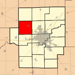 Location in Macon County