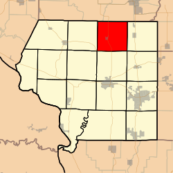 Map highlighting Vergennes Township, Jackson County, Illinois.svg