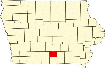 Datei:Map_of_Iowa_highlighting_Lucas_County.svg