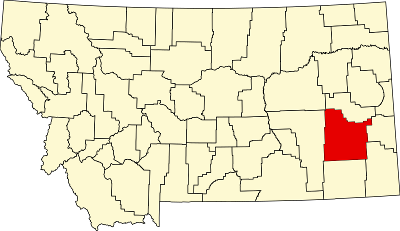 File:Map of Montana highlighting Custer County.svg