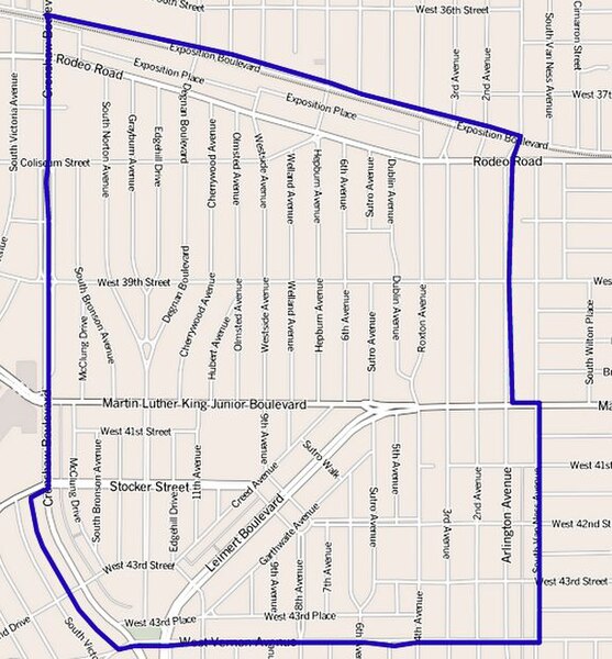 File:Map of the Leimert Park neighborhood of Los Angeles California.jpg