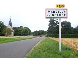 Skyline of Marcilly-en-Beauce