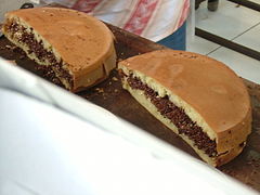 Muisjes/sweet martabak a.k.a. terang bulan (moonlight cake)