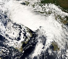 The Mediterranean tropical-like cyclone of 26 September 2006 Mediterranean tropical cyclone September 26 2006.jpg