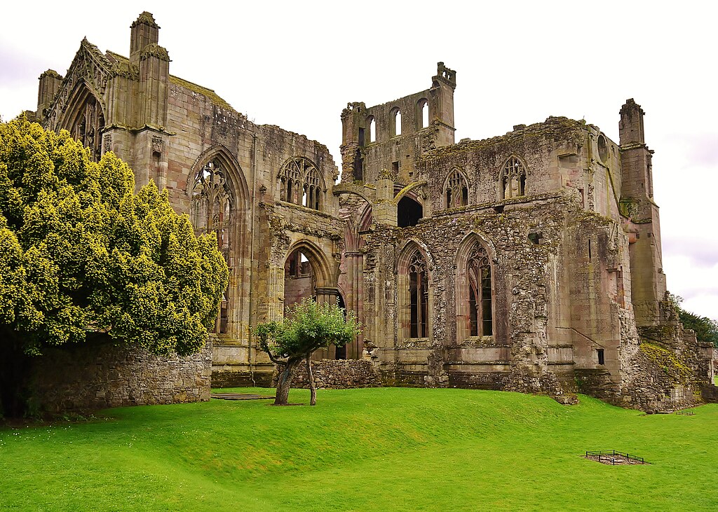 L'abbaye de Melrose en Ecosse - Photo de Graham Laird