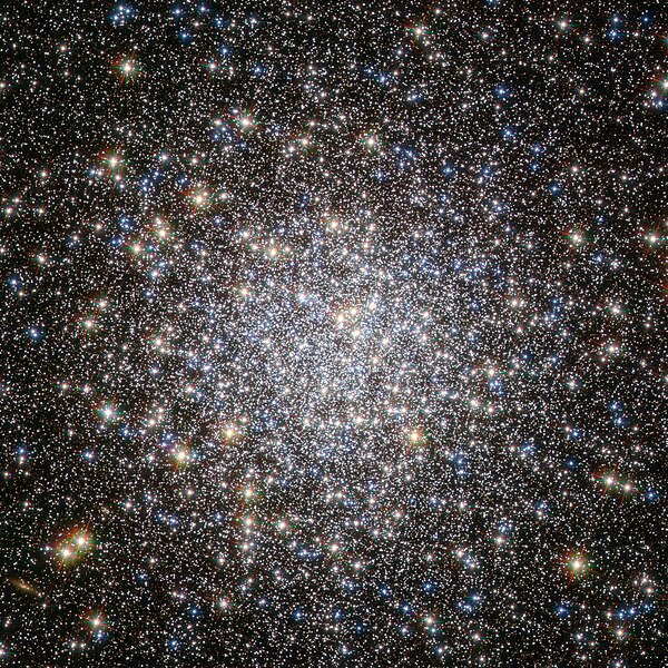 Messier 5, a globular cluster that can be seen with the naked eye under good conditions