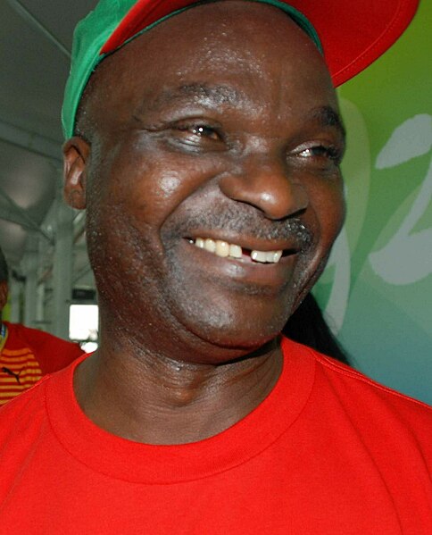 Roger Milla, two-time winner of the award given by France Football.