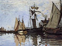 Boats in the Port of Honfleur Monet w77a.jpg