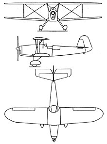 Morane Saulnier MS.350 3-view drawing from L'Aerophile July 1936 Morane Saulnier MS.350 3-view L'Aerophile July 1936.jpg