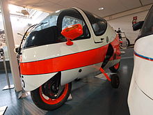 Ecomobile with BMW-K-Motor Motor-Sport-Museum am Hockenheimring, unidentified motorcycle, pic-002.JPG