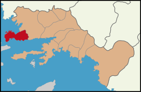 Ubicación de Muğla Bodrum.svg