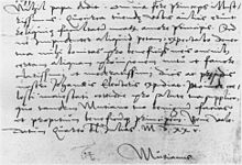 Letero de Mutianus Rufus. (1525)