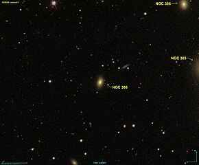 NGC 388, snímek z SDSS