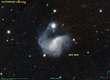 NGC 3836 — спирална галаксија во соѕвездието Пехар