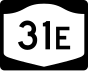 New York State Route 31E marker