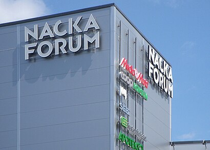 Vägbeskrivningar till Nacka Forum med kollektivtrafik