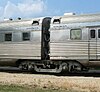 A jacobs bogie on the preserved Nebraska Zephyr trainset