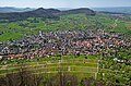 Neuffen von der Burg Hohenneuffen aus gesehen