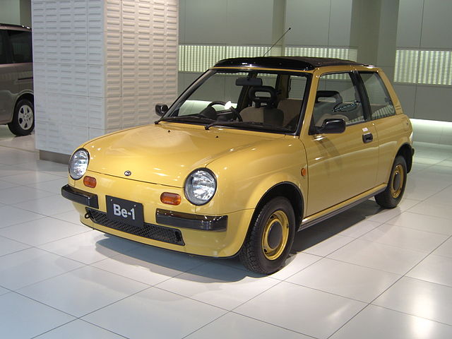 Nissan Be-1 finished in Pumpkin Yellow