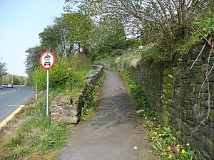 No motor vehicles, Lane Ings, Marsden - geograph.org.uk - 828589.jpg