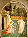 Noli me tangere affresco di Fra Angelico