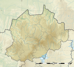 Northwest region relief location map.svg
