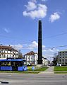 Der zentrale Obelisk am Karolinenplatz in München