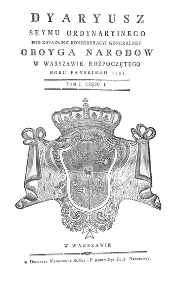 File:Official diary of the Great Sejm of the Polish–Lithuanian Commonwealth, 1788-1792.png