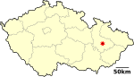 Olomouc (CZE) - location map.svg