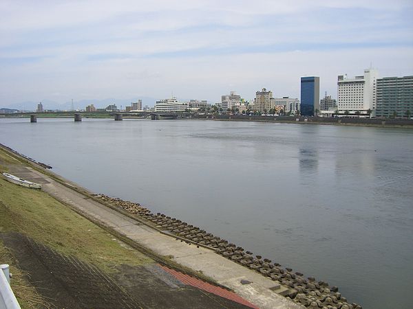 Ōyodo River in Miyazaki City