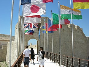 The Castello Maniace, place of the signature of the Carta di Siracusa on Biodiversity. Ortigia, castello maniace 04.JPG