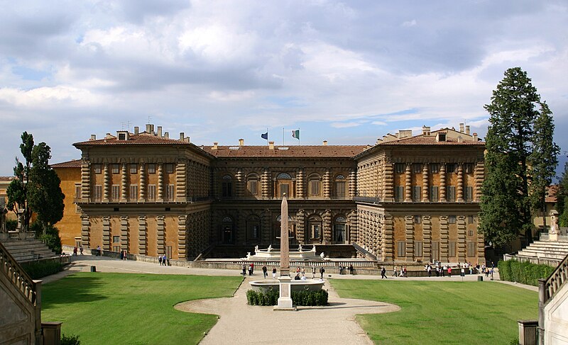 File:Palazzo Pitti Gartenfassade Florenz.jpg