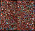 Marbled end papers