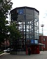 Čeština: Bike Tower u vlakového nádraží na náměstí Jana Pernera v Pardubicích, Česká republika English: Bike Tower near the railway station in the city of Pardubice, east Bohemia, Czech Republic