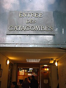 L'entrée des Catacombes.