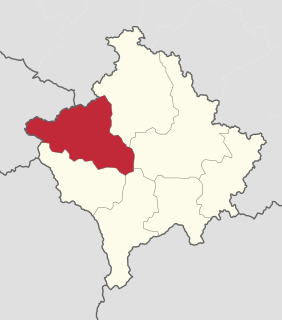 District of Peć District of Kosovo